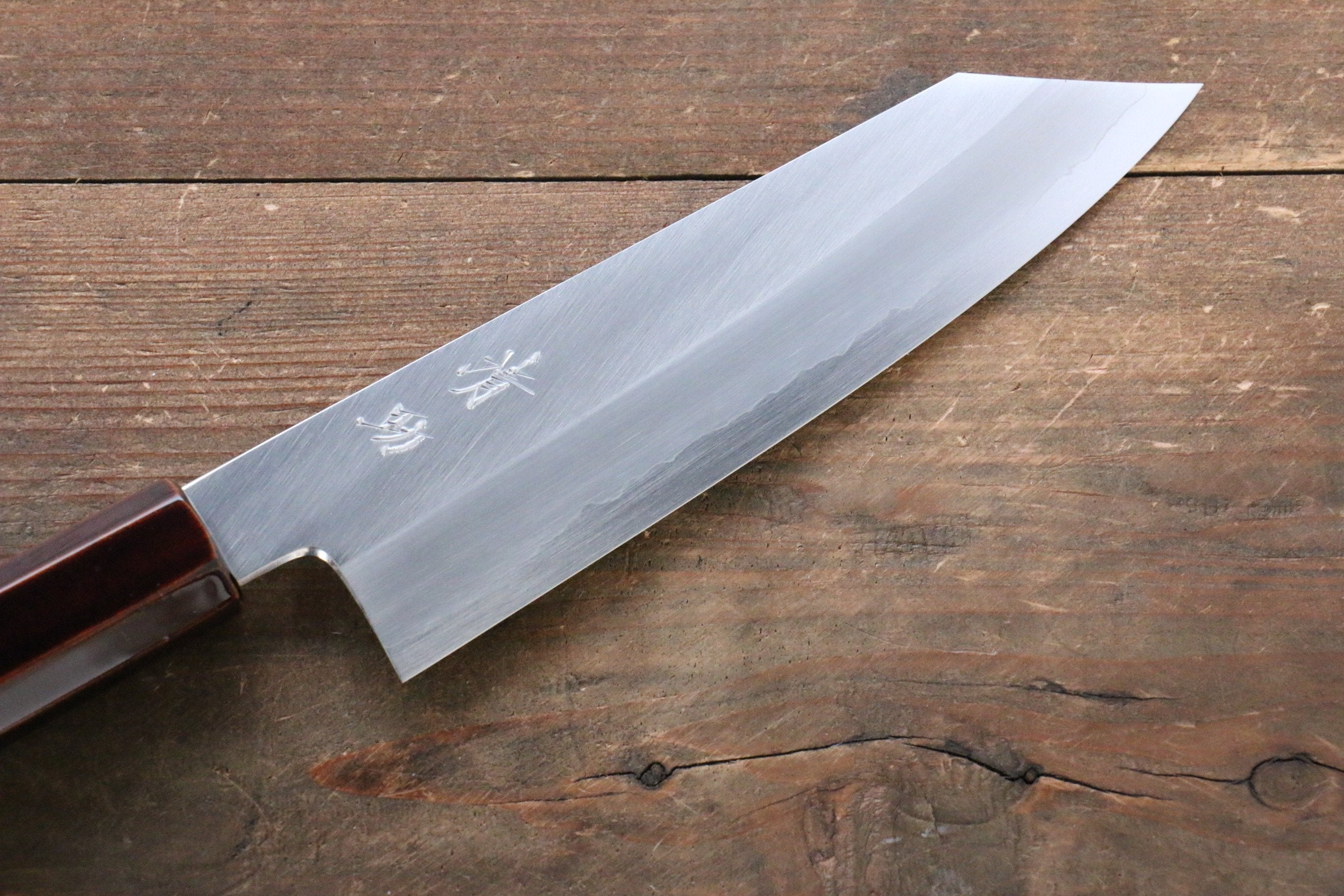 Premium Seisuke Silver Steel No.3 Bunka Knife 165mm - Japanese Kitchen Knife with Lacquered Wood Handle - Perfect for Slicing, Dicing & Precision Vegetable Cutting