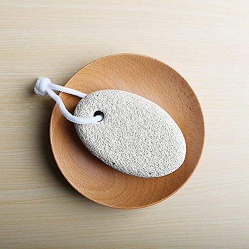 2 Pack Catwings Oval Pumice Stone - Foot Scrubber & Callus Remover for Dry Dead Skin - Pedicure Tool for Soft Smooth Feet at Home or Salon