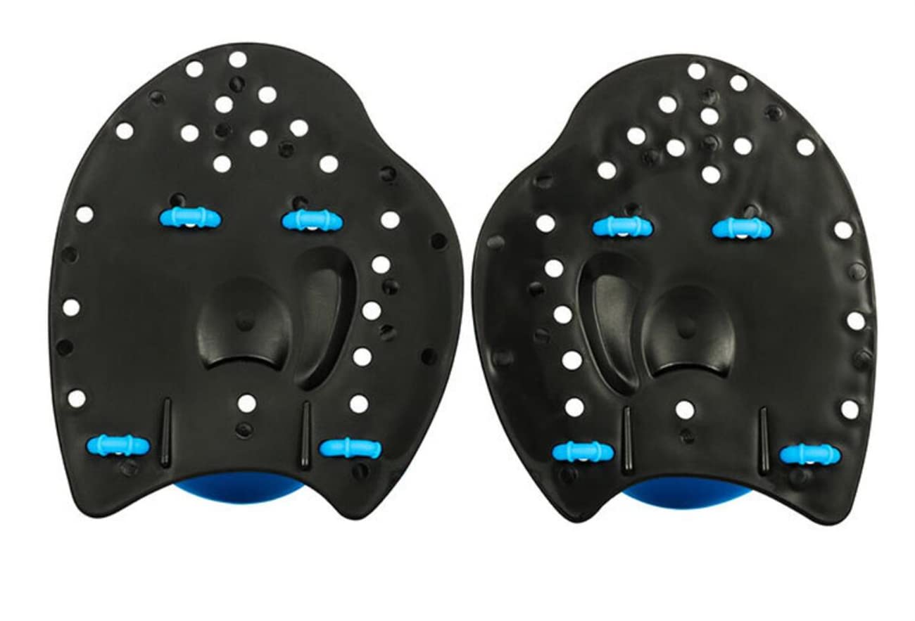**Webbed Silica Gel Swimming Gloves - Water Resistance Aquatic Training Gloves for Men, Women & Kids - Ideal for Swimming, Fitness, Aerobics & Water Sports**