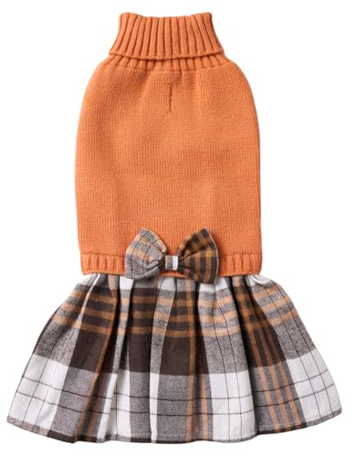 Orange Preppy Plaid