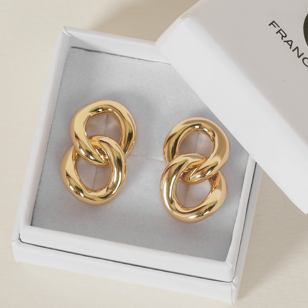 Elegant Reign Earrings for Women - Gold Plated Dangle Earrings for Party, Wedding & Everyday Wear