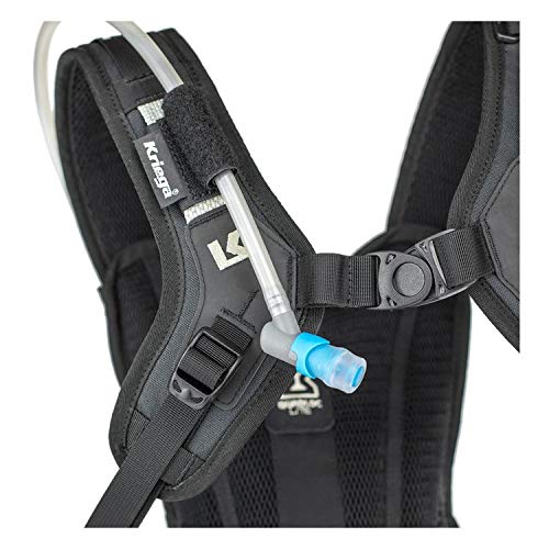 Kriega Hydro 2 Hydration Backpack - Lightweight Water Bladder Pack for Hiking, Cycling & Running - Silver (HYRUC2-S) - Stay Hydrated During Outdoor Adventures