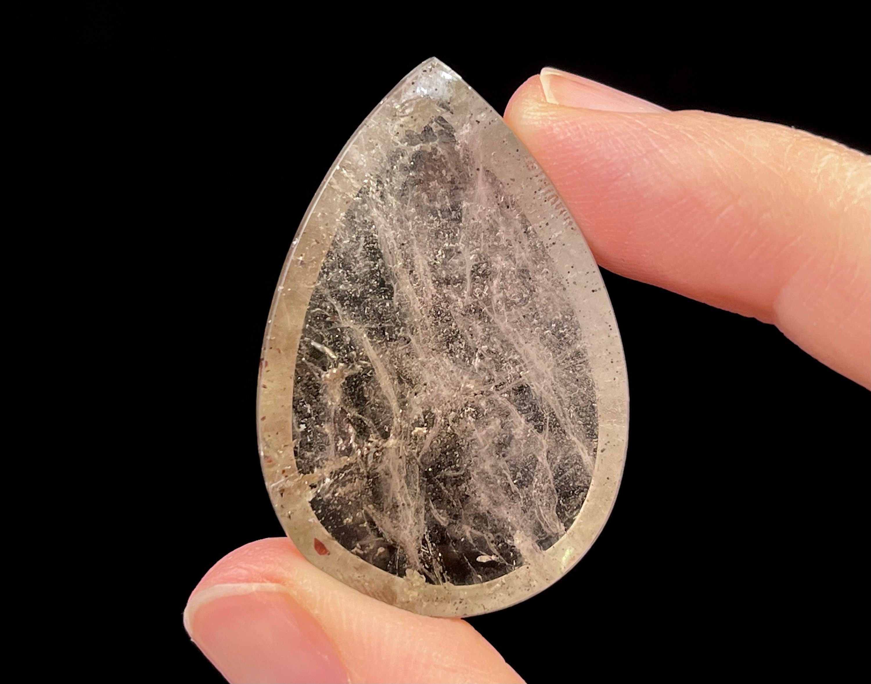 Natural Pink Fire Quartz Crystal Teardrop Gemstone for Jewelry Making - COVELLITE 52062 | Perfect for Necklaces, Earrings & DIY Craft Projects