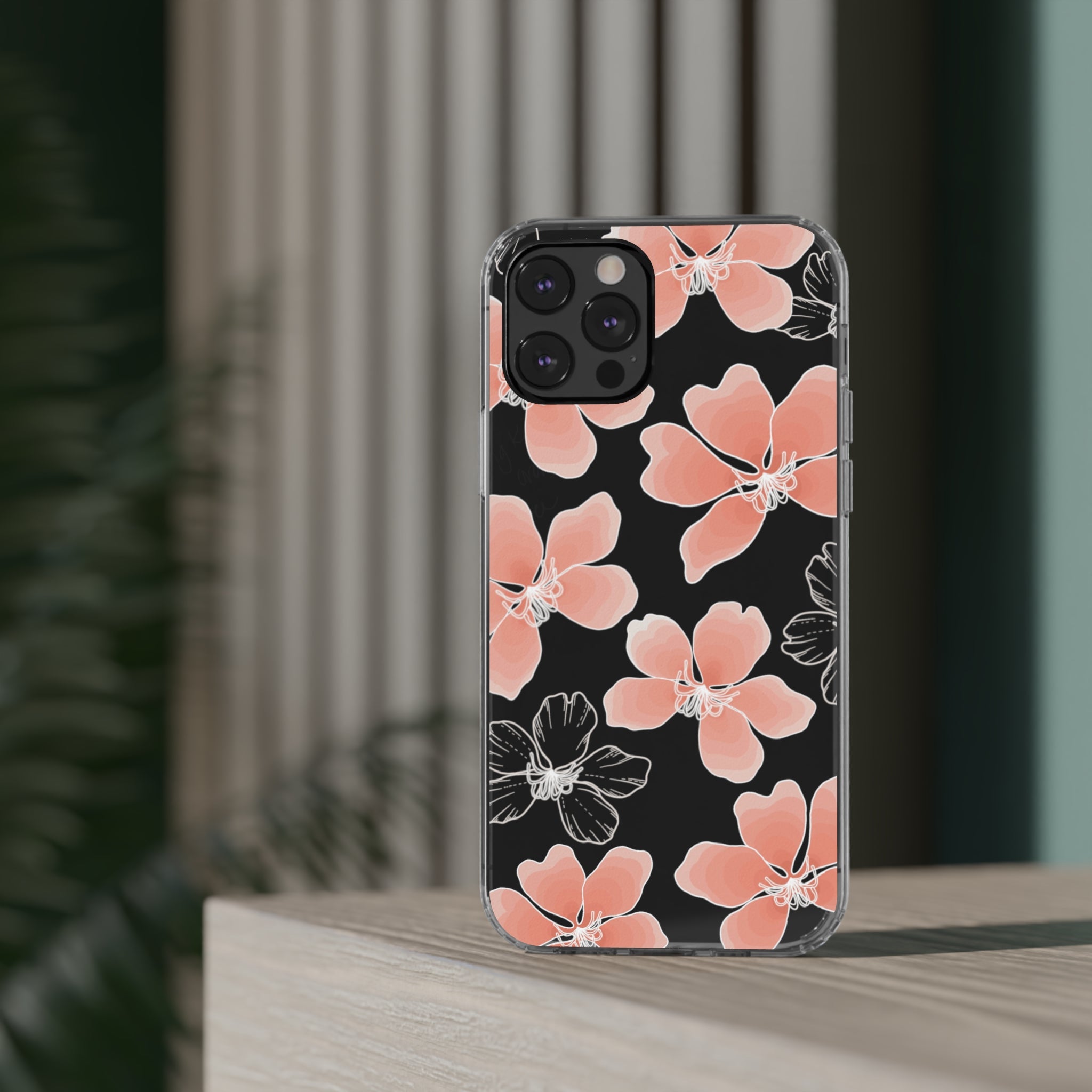 Hong Kong Orchid Clear Phone Case - Slim Protective Cover for iPhone & Samsung | Perfect for Everyday Use, Travel & Gifting