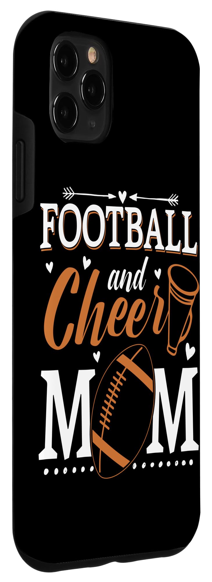 iPhone 11 Pro Max Case - Funny Cheerleading Mom & Football Mom Design - Perfect for Sports Parents, School Games, and Team Spirit