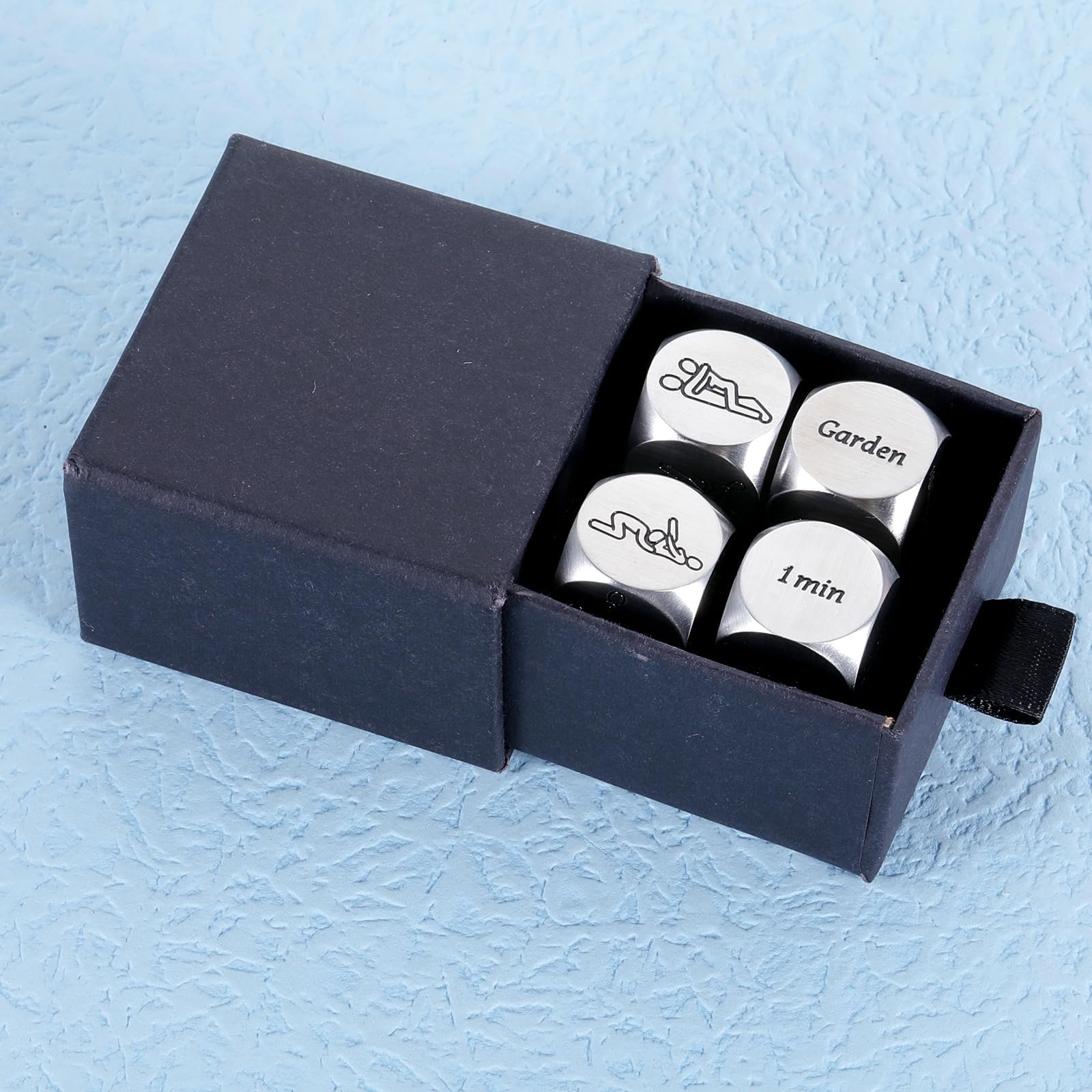 4Pcs Easter Basket Stuffers for Adults - Fun Date Night Dice Game for Couples, Boyfriend, Girlfriend, Husband, Wife - Perfect Easter Gifts, Anniversary & Birthday Presents - Great for Romantic Evenings, Party Games & Holiday Celebrations