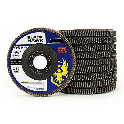 10 Pack BHA High Density Zirconia Flap Discs - 4.5