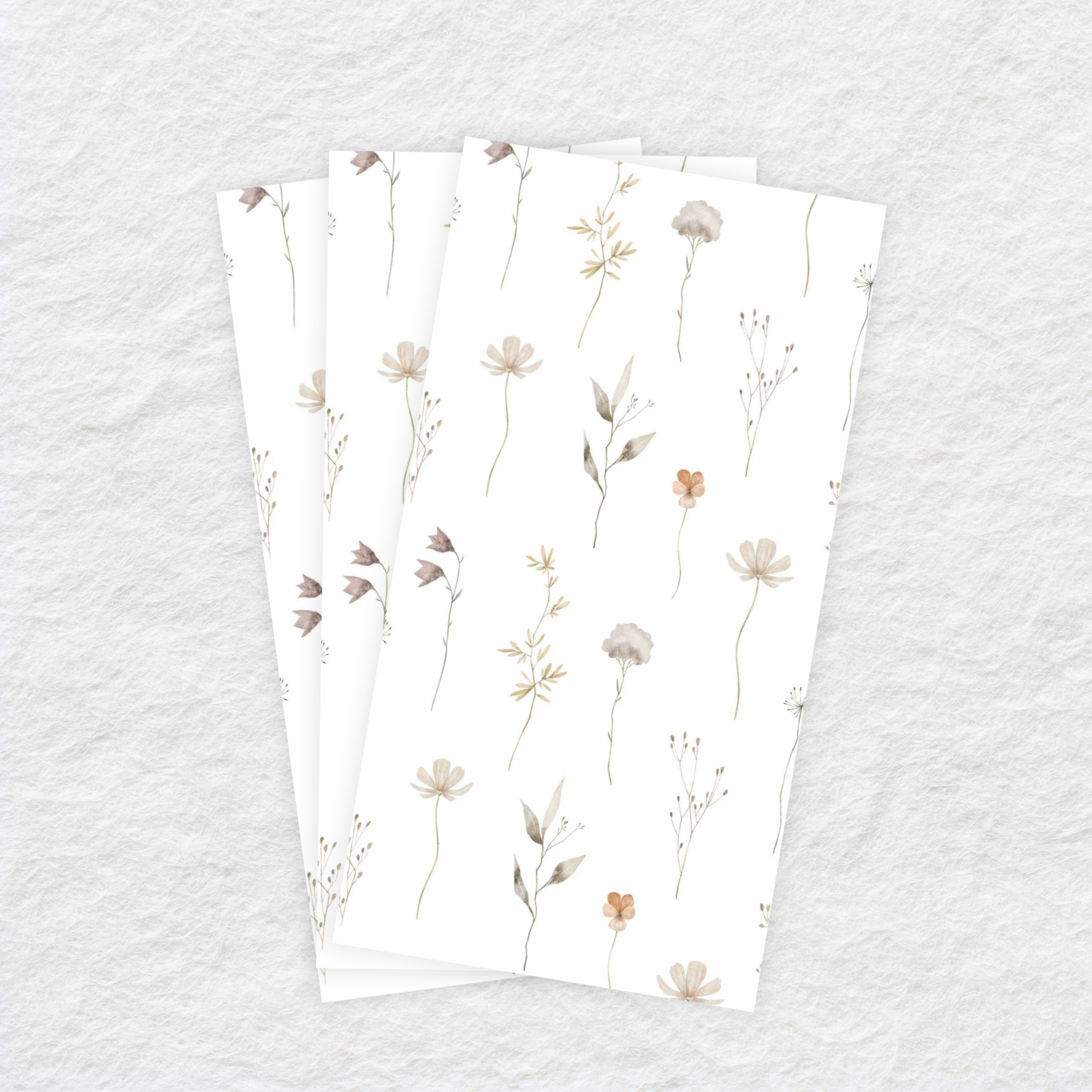 16 Pack Disposable Linen-Like Paper Guest Towels with Dried Blooms - Perfect for Weddings, Parties & Luxury Bathroom Decor