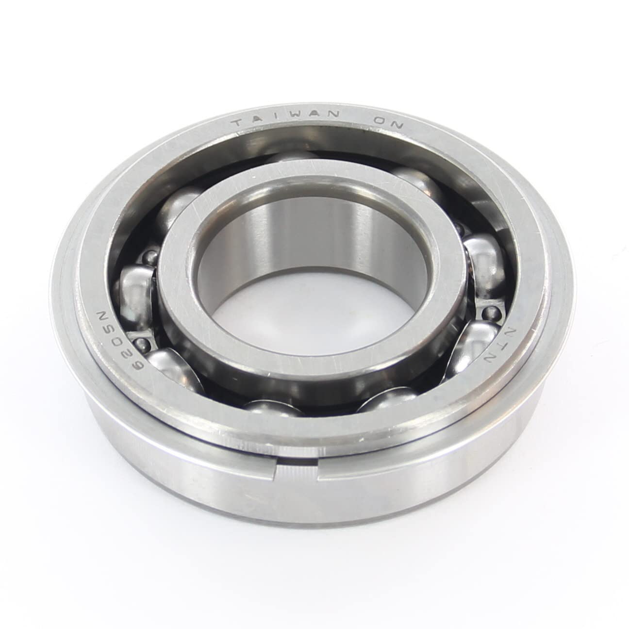 NTN 6205NR Single Row Deep Groove Radial Ball Bearing with Snap Ring - 25mm ID 52mm OD 15mm Width - Steel Cage Normal Clearance - for Industrial Machinery, Automotive Parts, and Power Tools