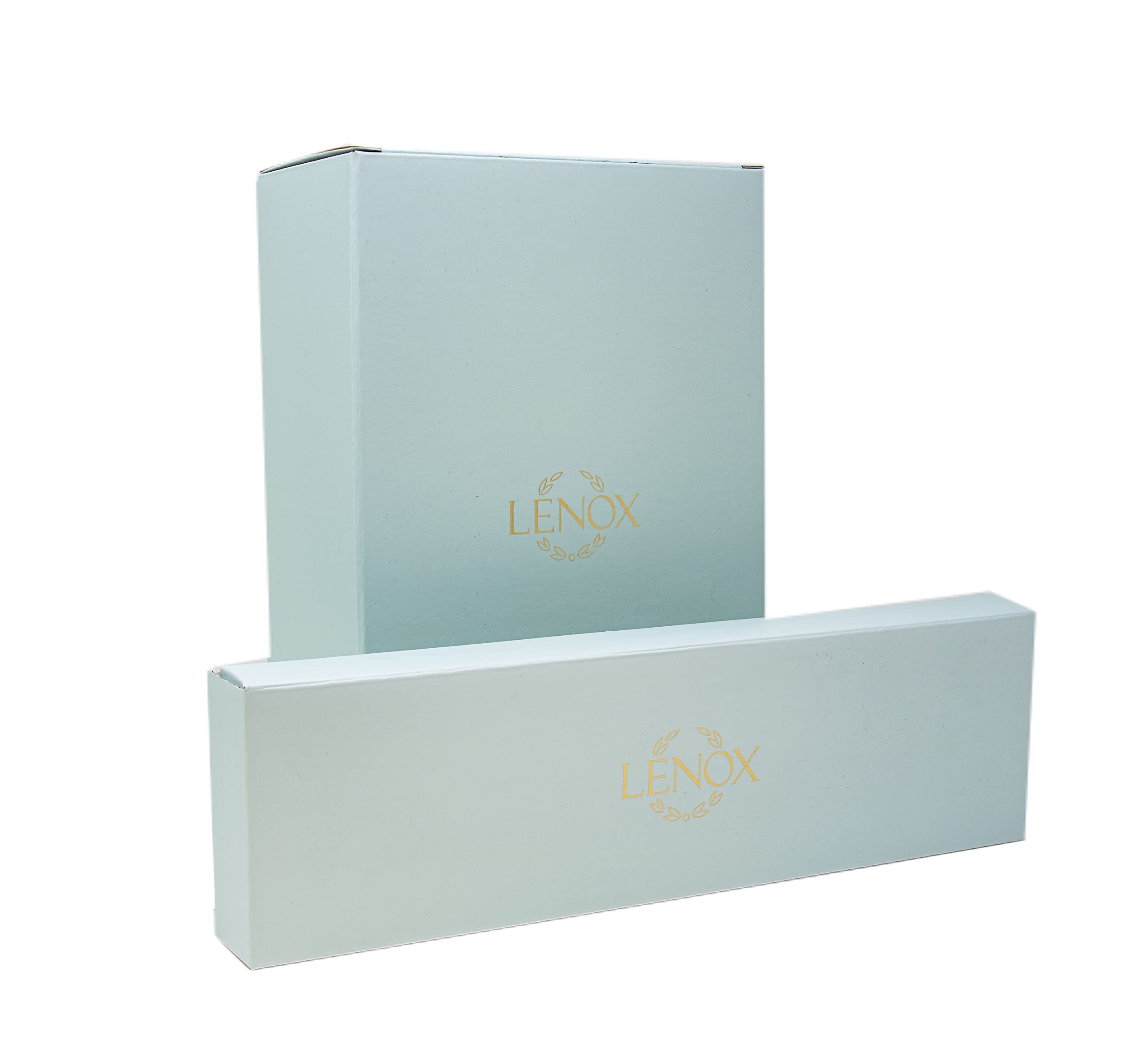 Lenox Bridal Personalized Wedding Cake Knife & Server Set with Engraved Champagne Flutes - Custom Monogrammed Cake Cutting Set for Bridal Showers, Weddings & Anniversaries