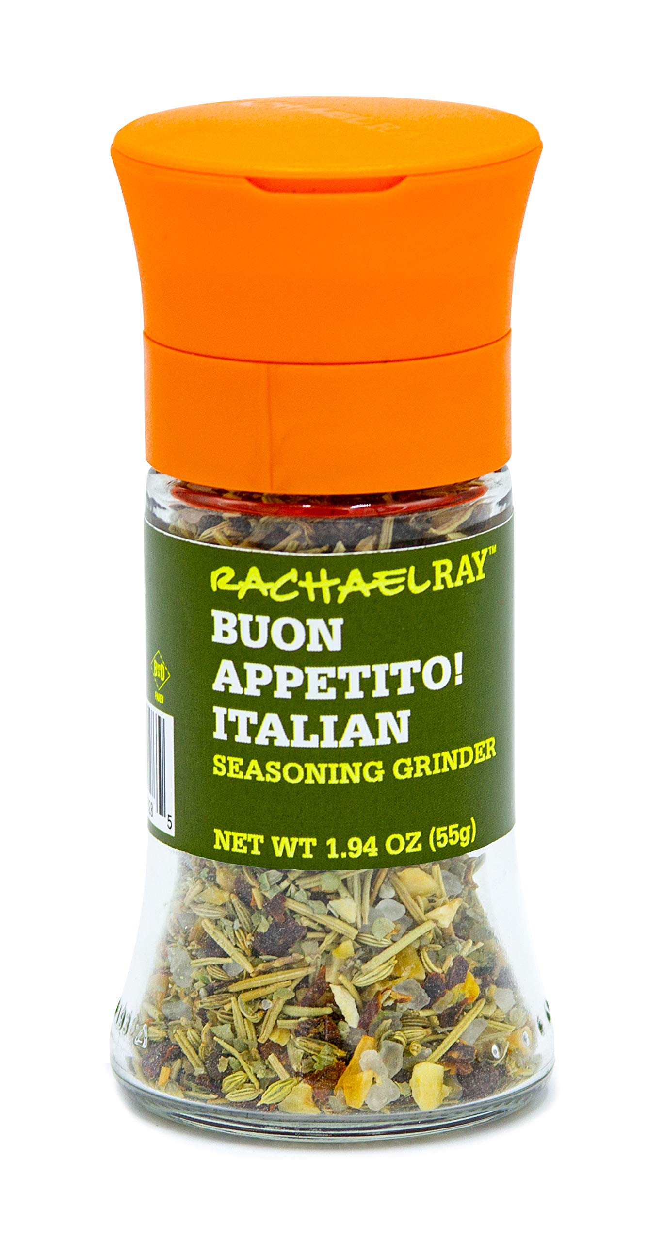 Rachael Ray Buon Appetito Italian Seasoning Grinder 1.94oz | Premium Blend of Herbs & Spices | Perfect for Pasta, Pizza, Salads & Italian Cooking