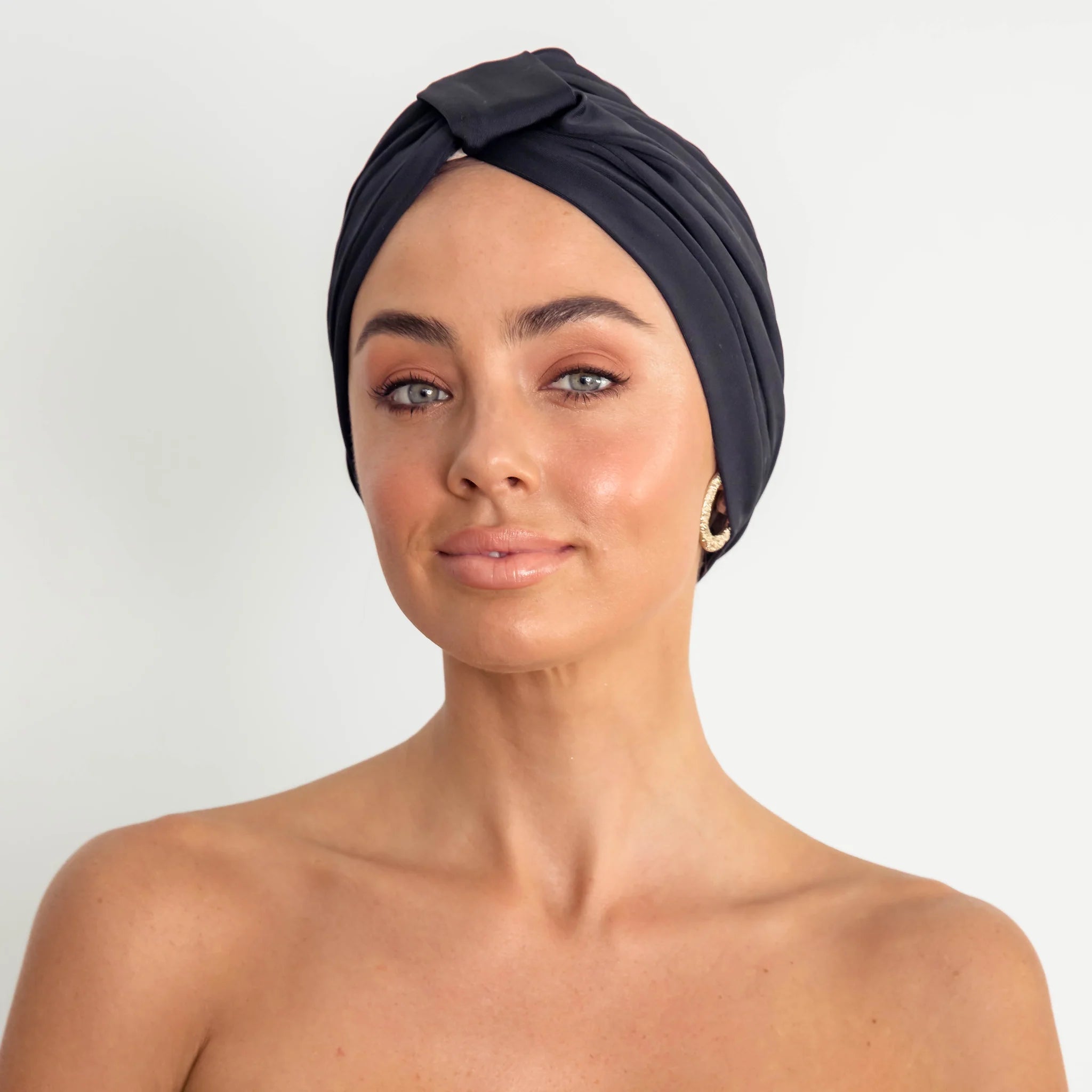 Louvelle Waterproof Shower Caps for Women & Men - Extra Large Bath Cap with Elastic Band for Hair Protection - Perfect for Swimming, Spa, and Travel