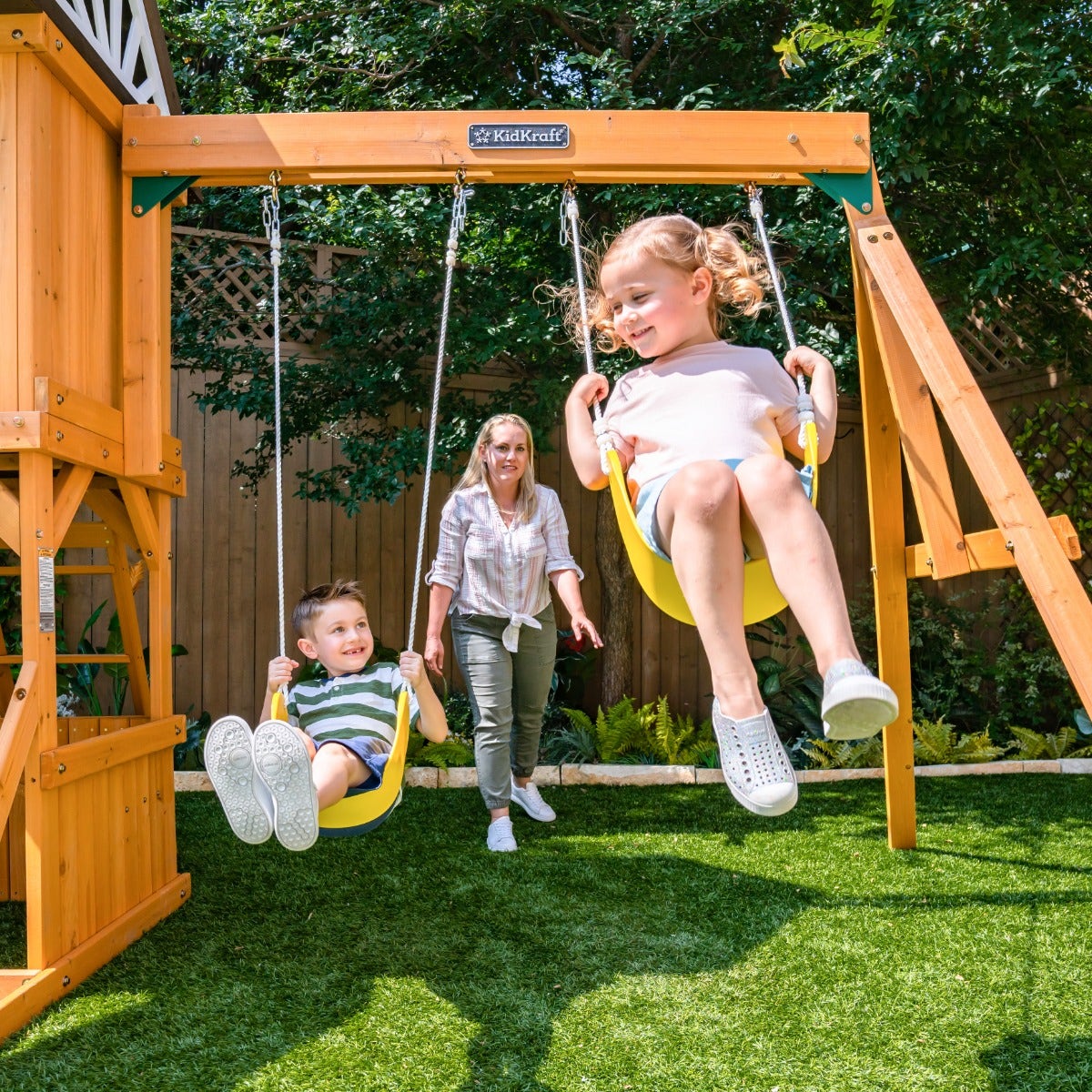 Laurel Retreat Swing Set - Easy Assembly & Installation Available | Perfect for Backyard, Garden & Outdoor Play