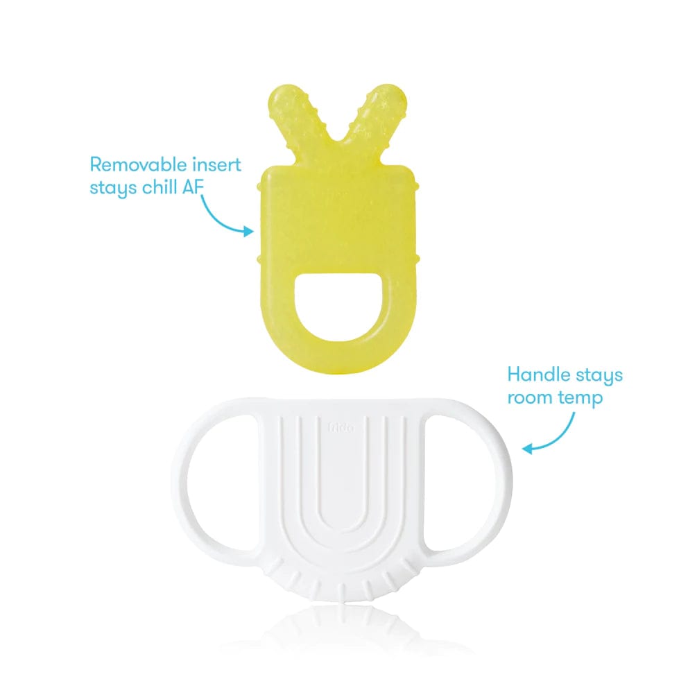 Fridababy 4-in-1 Teether & Storage Tray for Babies - Pacifier Holder, Teething Toy, and Food Storage Container - Perfect for On-the-Go Parents and Infant Care