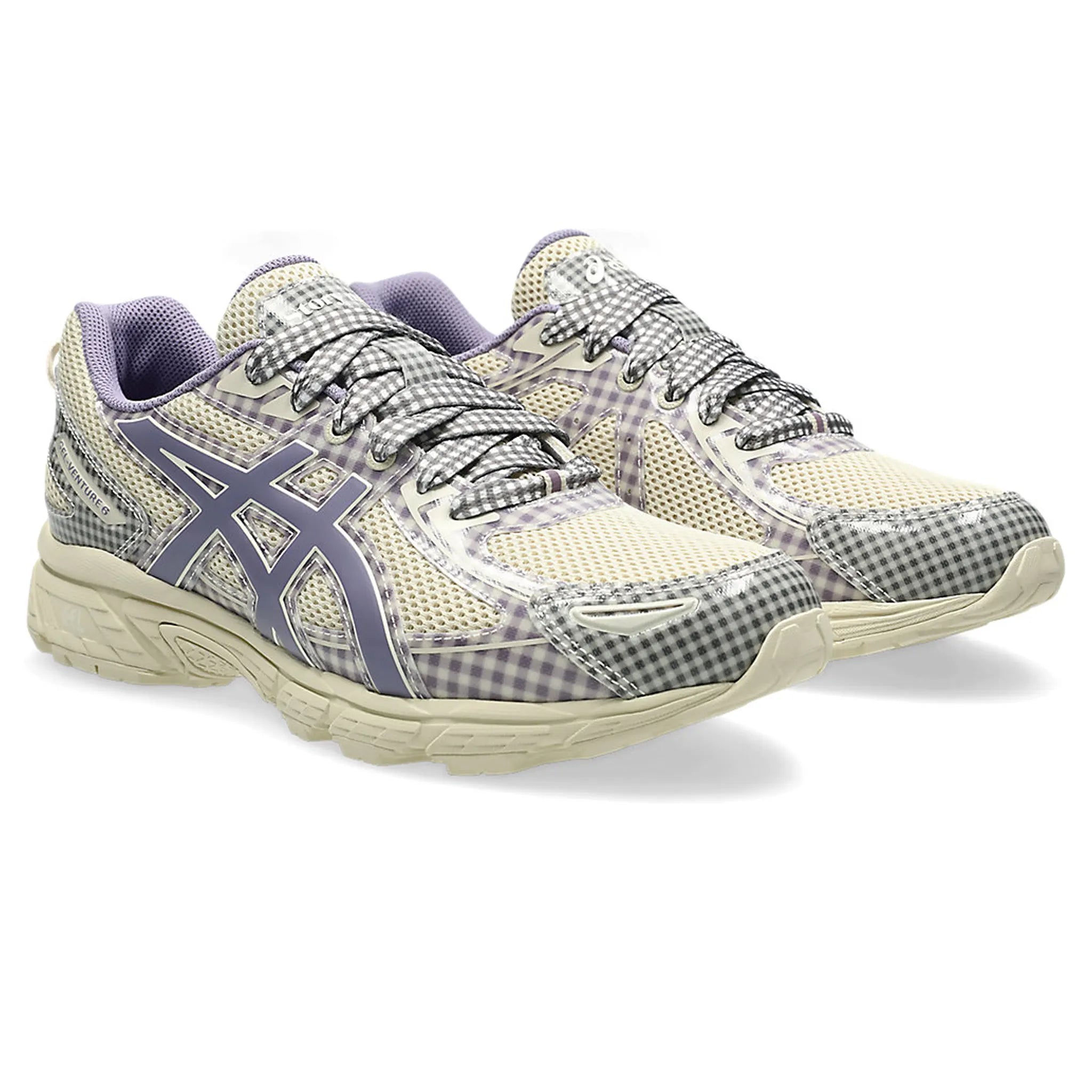 ASICS Gel Venture 6 Running Shoes for Women - Vanilla Violet Quartz Color | Trail & Road Running, Gym Workouts, Casual Wear