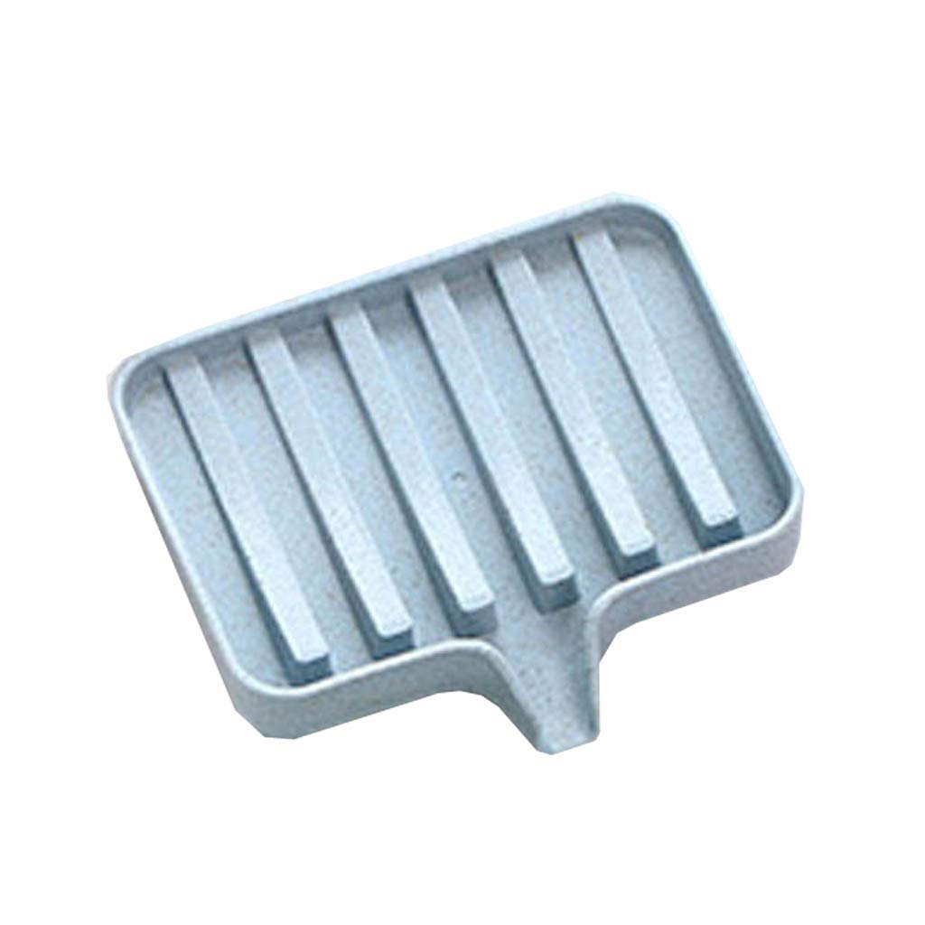 Non-Slip Silicone Sink Mat - Flexible Soap Tray & Dish Soap Holder - Bathroom Organizer for Kitchen & Vanity (Blue, One Size) - Perfect for Kitchen Sinks, Bathroom Countertops & Shower Storage