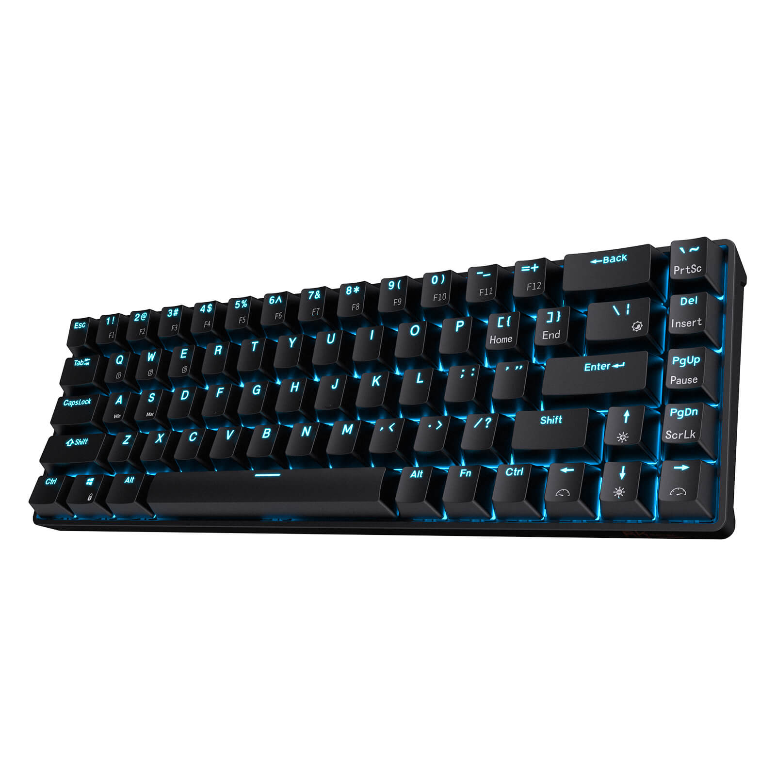 RK68 65% Wireless Mechanical Keyboard - Single Color Backlit - Compact Bluetooth/Wired Gaming Keyboard for PC, Mac, Laptop - Perfect for Office Work, Gaming & Programming