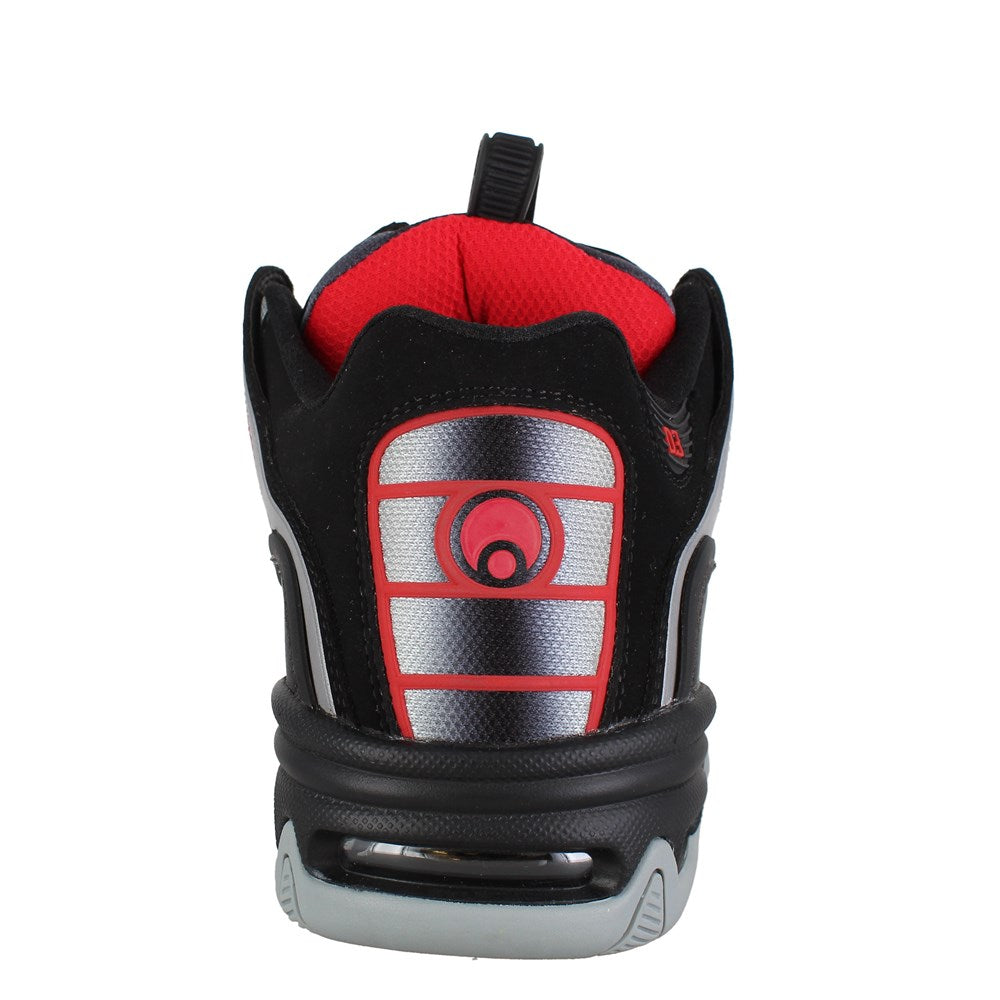 Osiris D3 2001 Skate Shoes - Black/Light Grey/Red for Men | Retro Sneakers for Skateboarding & Streetwear Fashion