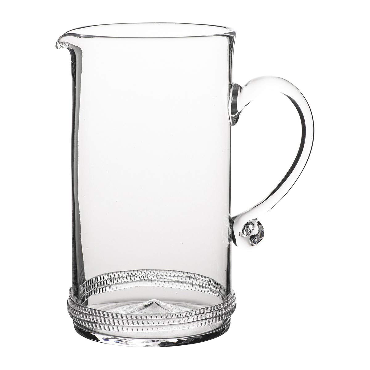 Juliska Dean Pitcher - Elegant Glass Pitcher for Iced Tea, Lemonade & Water - Perfect for Entertaining, Parties & Home Decor