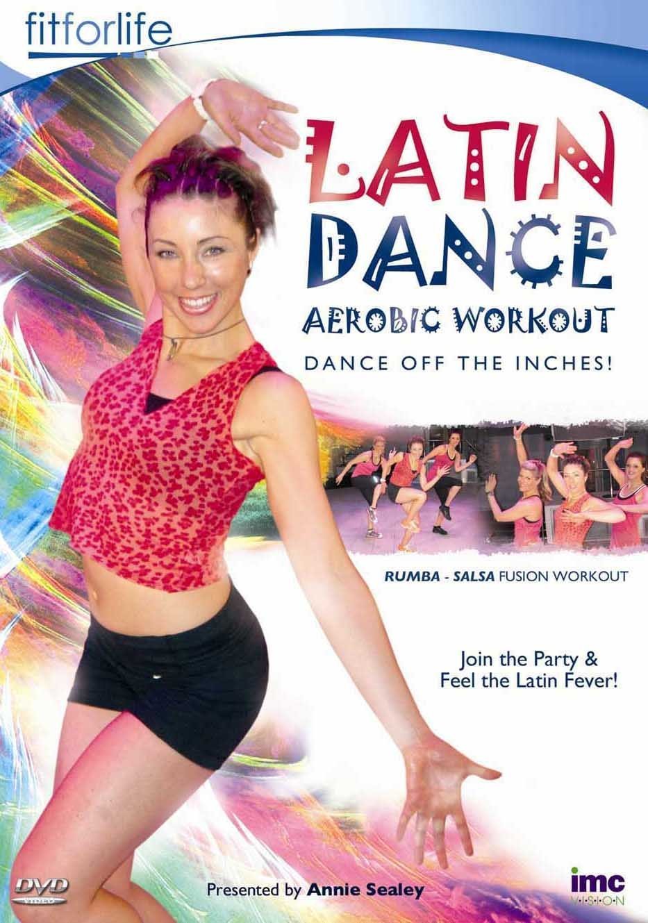 Latin Dance Aerobic Workout DVD - Salsa & Rumba Fusion for Weight Loss by Annie Sealey - Fit for Life Series | Home Fitness, Dance Exercise & Cardio Workout for Women
