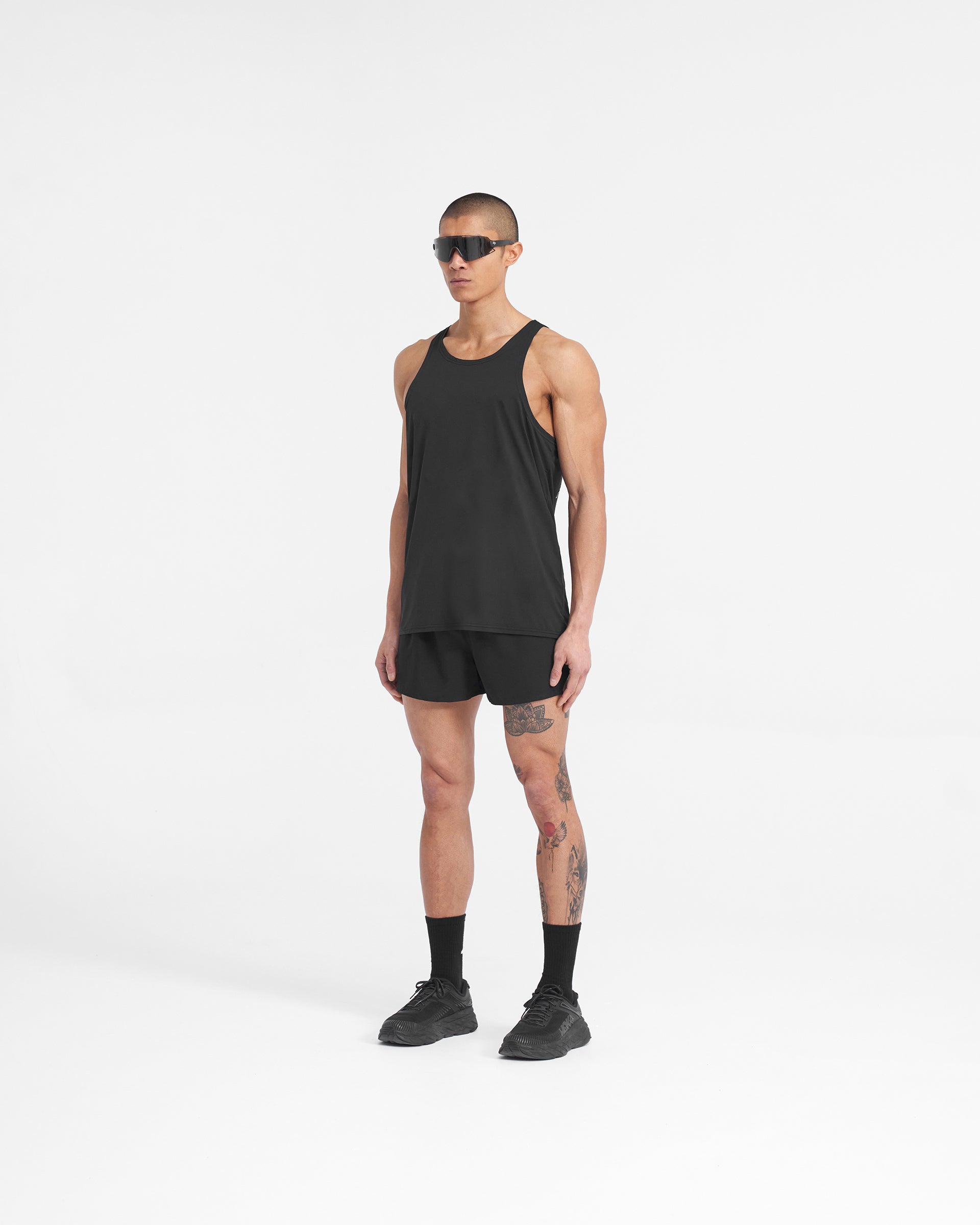 Team 247 Race Shorts for Men - High Performance Running & Training Shorts in Jet Black - Perfect for Gym, Track, and Outdoor Workouts