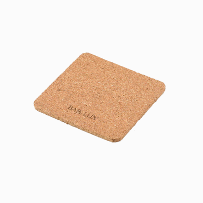 Premium Square Cork Coasters Set of 20 - 3.5