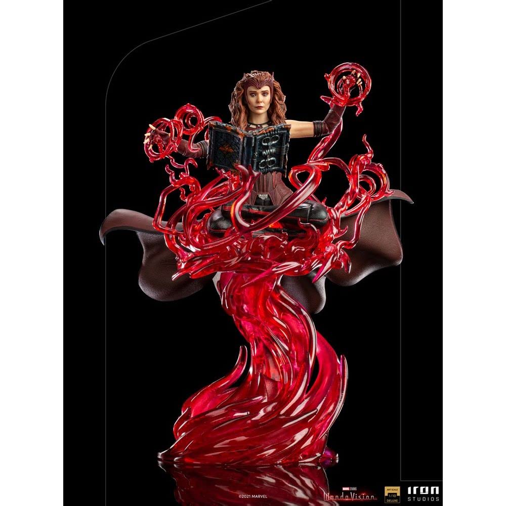 Iron Studios 1:10 Scale Scarlet Witch Deluxe Art Statue - WandaVision Collectible Figure for Marvel Fans & Home Display