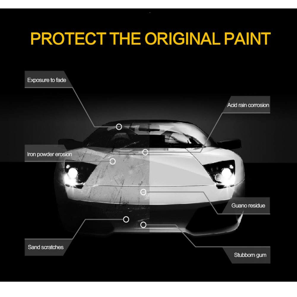 9H Hardness Nano Ceramic Coating for Cars - Super Hydrophobic Liquid Glass Coating Polish Kit (30ml) - Protect Paint & Enhance Shine for Sedans, SUVs & Trucks