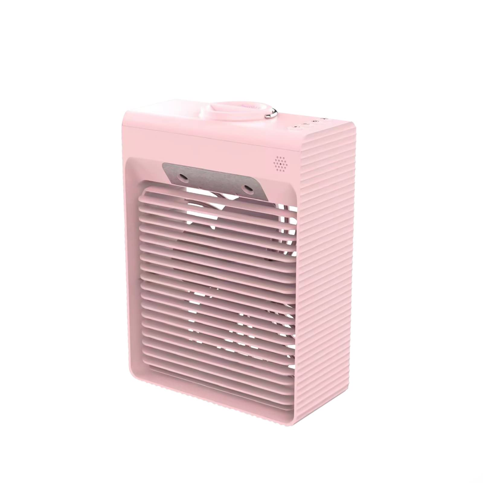 Portable Mini Air Cooler with 7-Color LED Light - Super Quiet Personal Desk Fan, Air Purifier, Dual Head Spray, 3 Speed Settings - Perfect for Office, Bedroom & Home Use