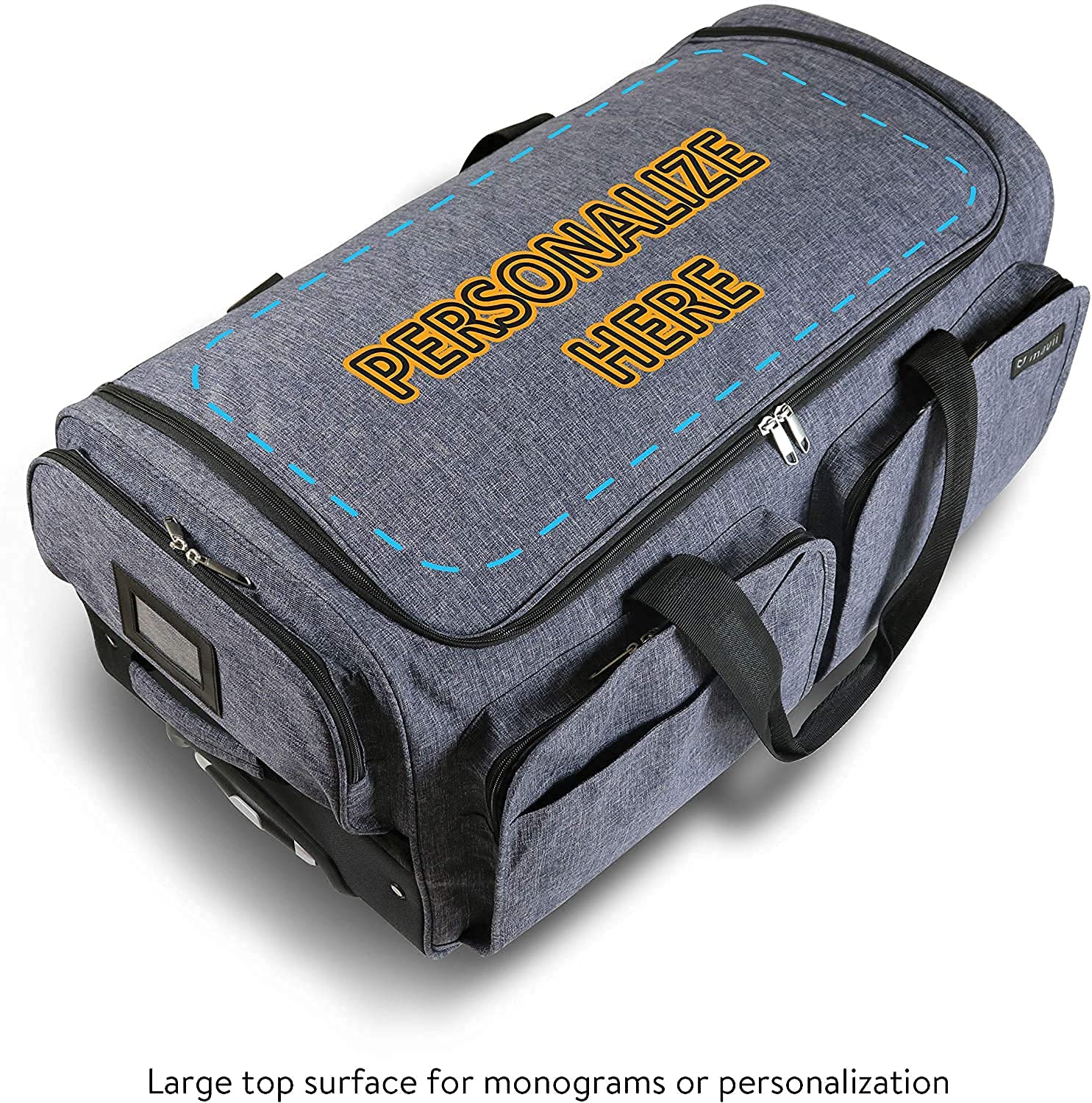 **Mavii 28-Inch Rolling Duffel Dance Bag with Lightweight Aluminum Garment Rack – Portable Wheeled Upright Luggage for Dance Competitions, Travel & Performances – Easy Assembly, Heathered Gray**    *(Use Cases: Perfect for dancers, performers, and travelers needing organized storage and wrinkle-free garment transport.)*
