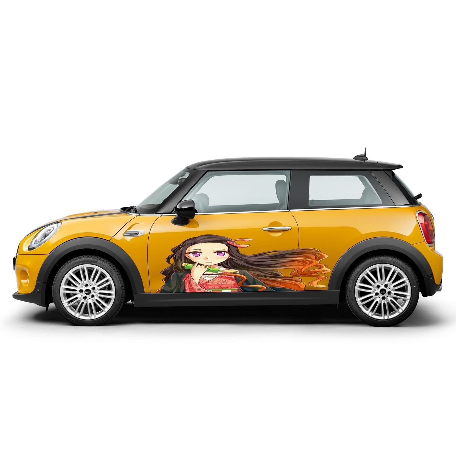 Anime Girl Car Vinyl Wrap Decal - 20x60 Inch Sexy Anime Side Graphics Sticker for Cars, Trucks & Vehicles - Perfect for JDM, Tuner & Anime Fan Rides