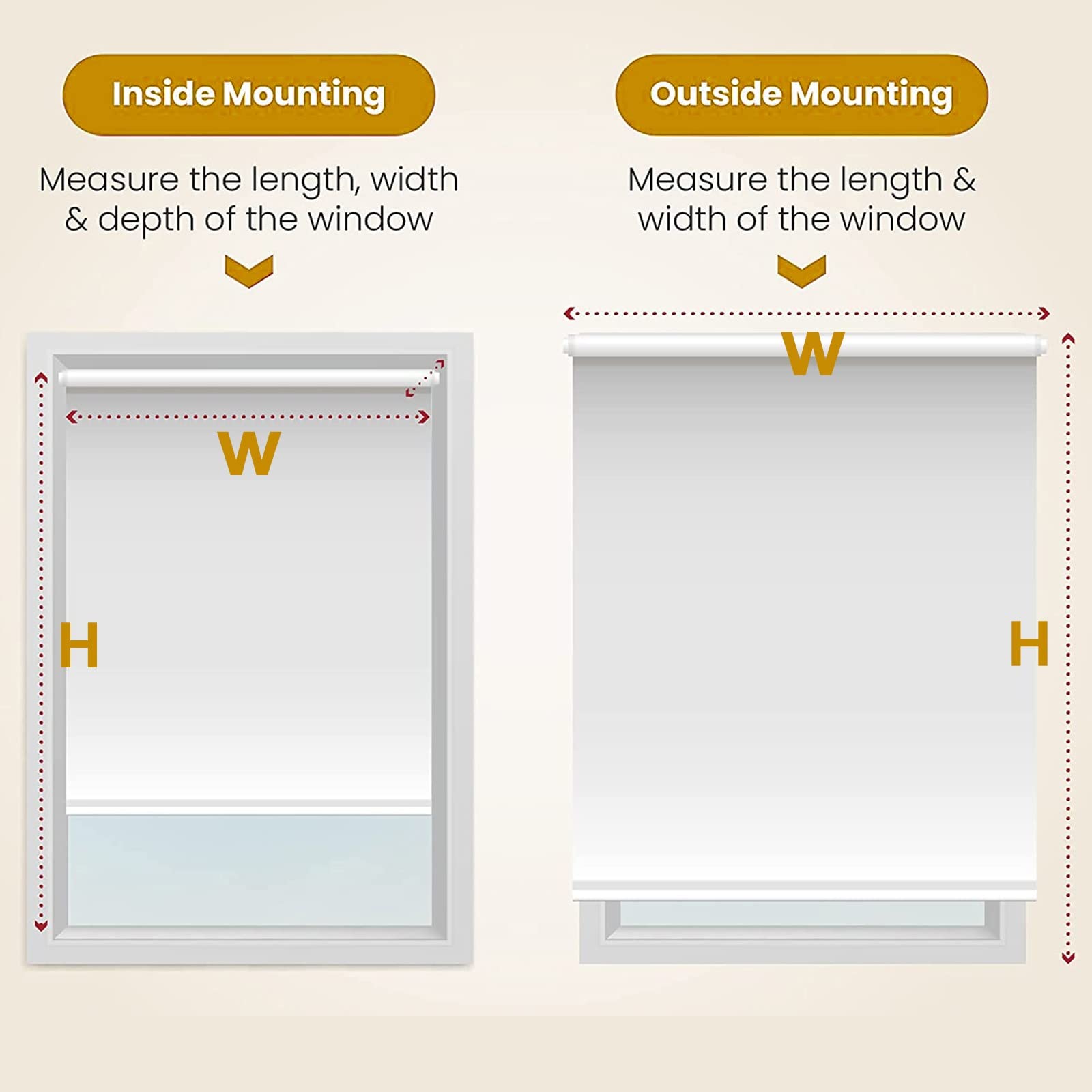 One-Way Mirror Window Privacy Film - Blue Tint See Through, Roll Up Solar Blocking Blinds, Reflective Window Screen for Home & Office Use - Perfect for Bedrooms, Bathrooms, and Glass Doors
