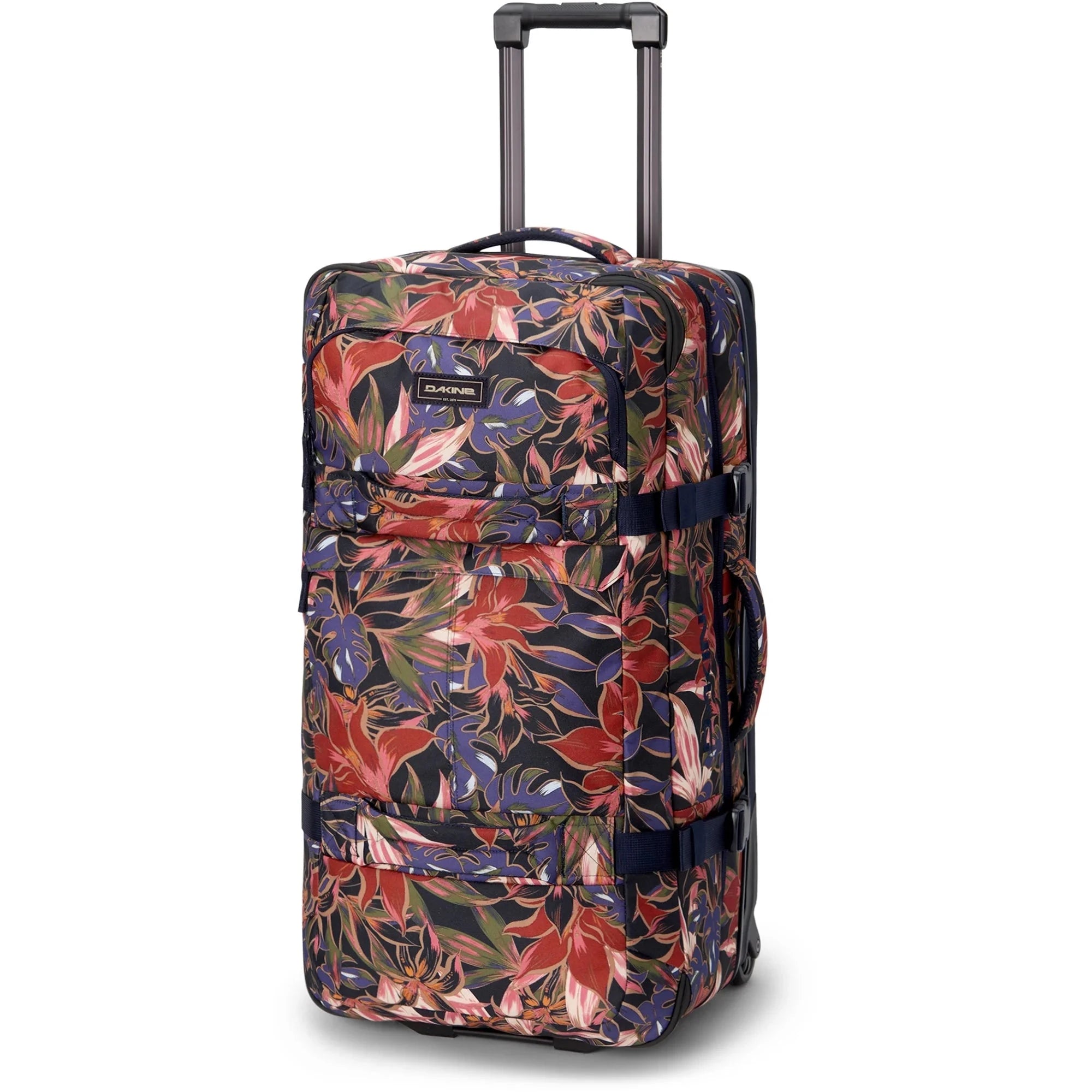 Dakine Split Roller Bag 85L Travel Luggage - Dark Stargazer Design for Air Travel & Adventure Trips | Durable Spinner Suitcase with Wheels