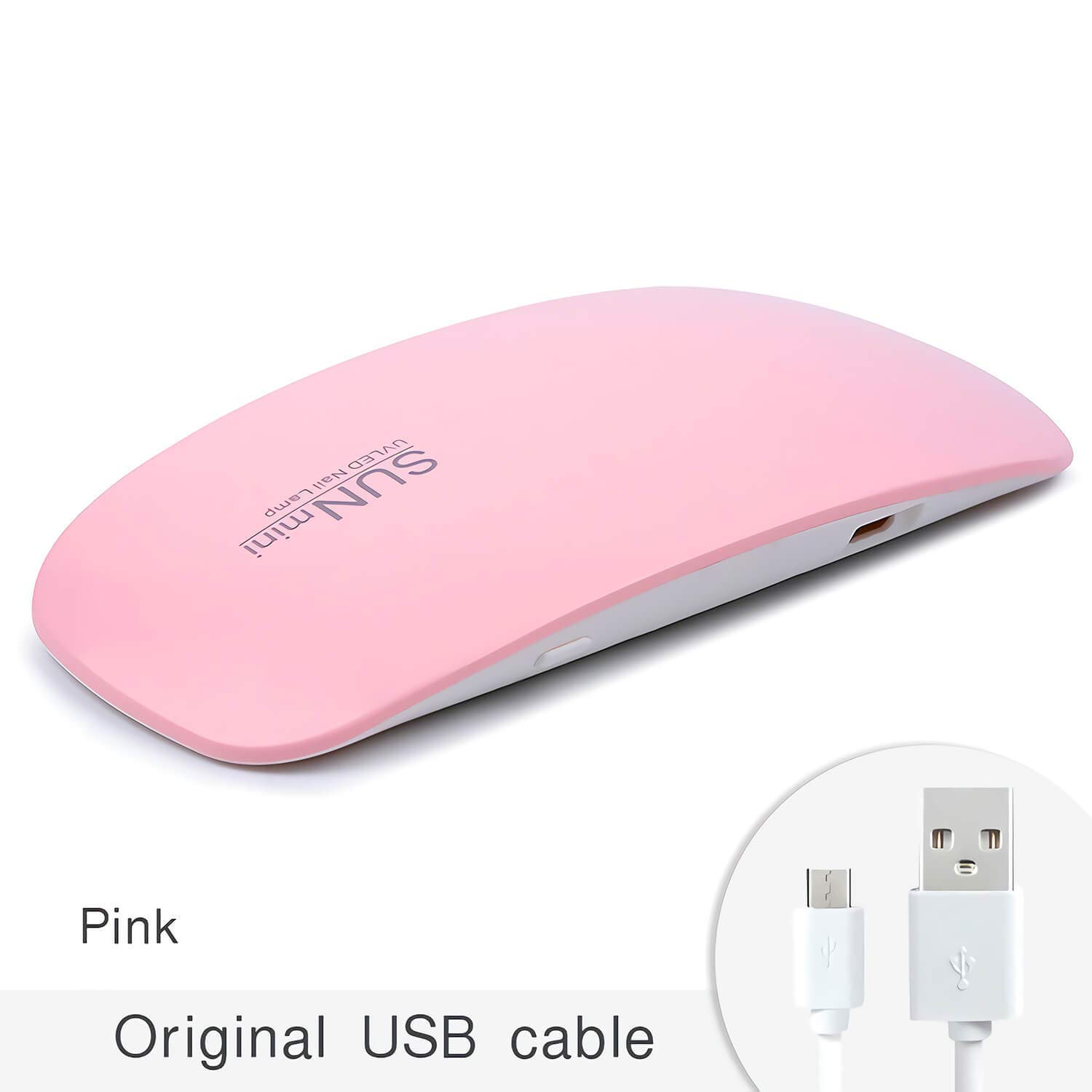 Professional UV LED Nail Lamp with USB Cable - Portable & Foldable Nail Polish Dryer for Gel Manicures - Perfect for Home, Salon & Travel Use