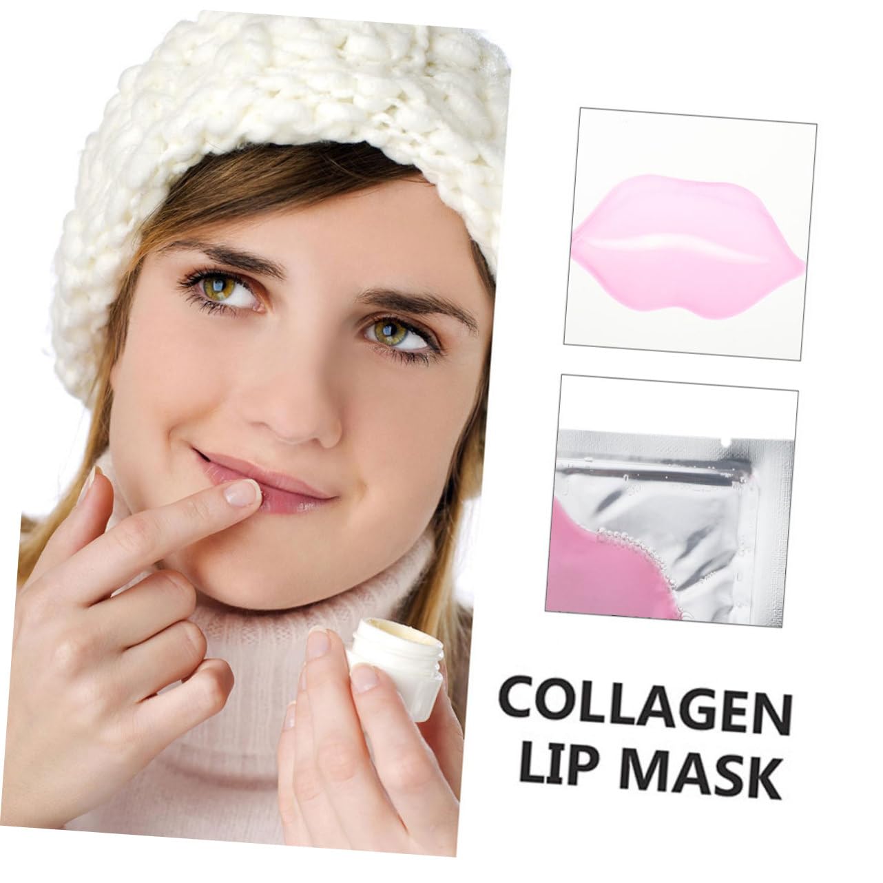 15Pcs Collagen Lip Mask Set - Hydrating & Anti-Wrinkle Lip Care Pads for Soft, Plump Lips - Perfect for Night Care, Dry Lips Treatment and Beauty Routine