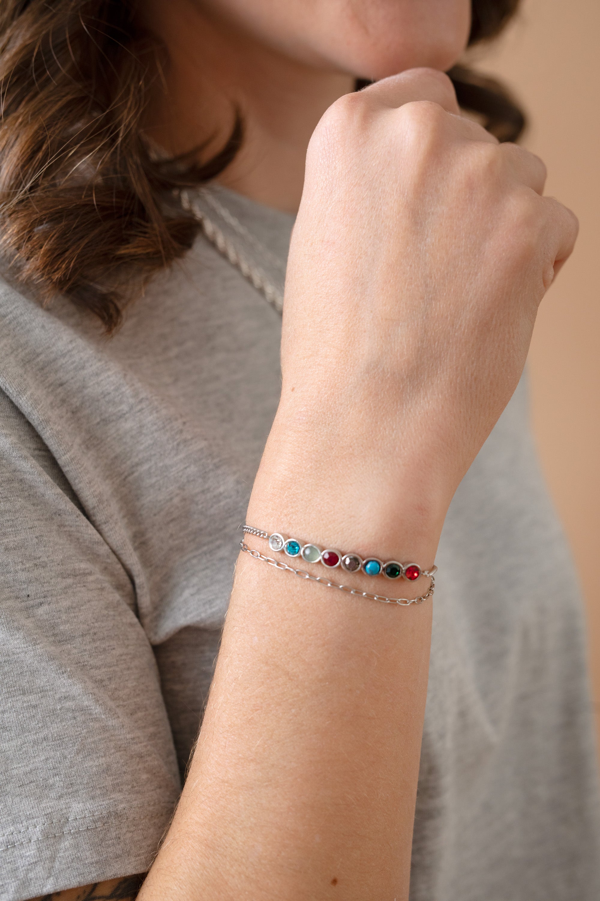 Daughter Acrostic Bolo Bracelet - Hidden Message Jewelry for Women - Perfect Gift for Daughters, Birthdays & Special Occasions