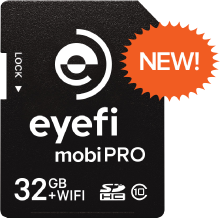 Eyefi Mobi Pro 32GB SDHC Memory Card - High-Speed Wireless Transfer for DSLR Cameras, Action Cameras & Drones - Perfect for Photographers, Videographers & Content Creators