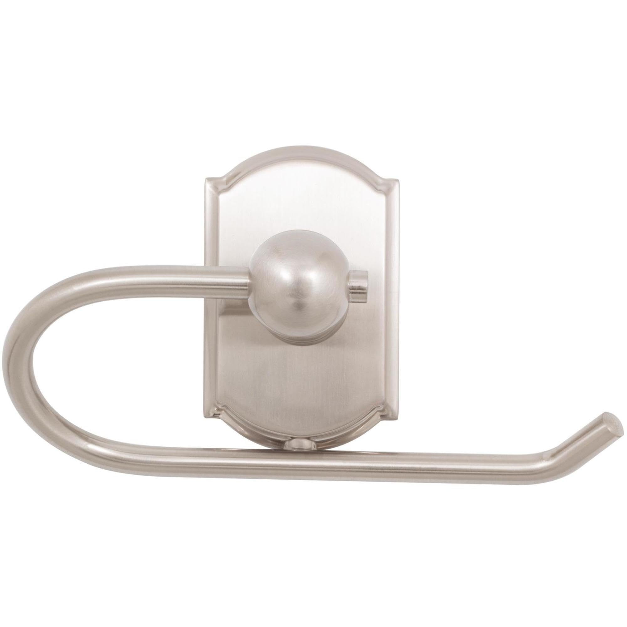 Cambridge European Paper Holder in Satin Nickel Finish - Elegant Home Office & Bathroom Organization by Stone Harbor Hardware