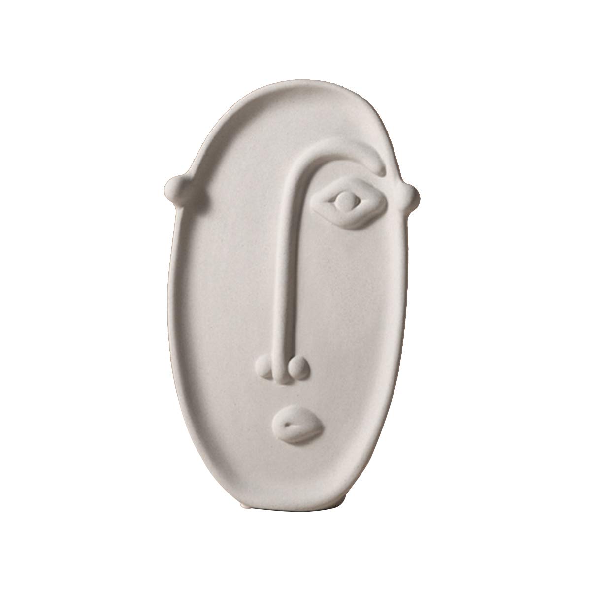 Ceramic Vase - Modern Abstract Face Art Bud Vase for Dry Flowers | Wedding Centerpiece & Office Desk Decor | Perfect for Home Décor, Floral Arrangements & Gift Giving