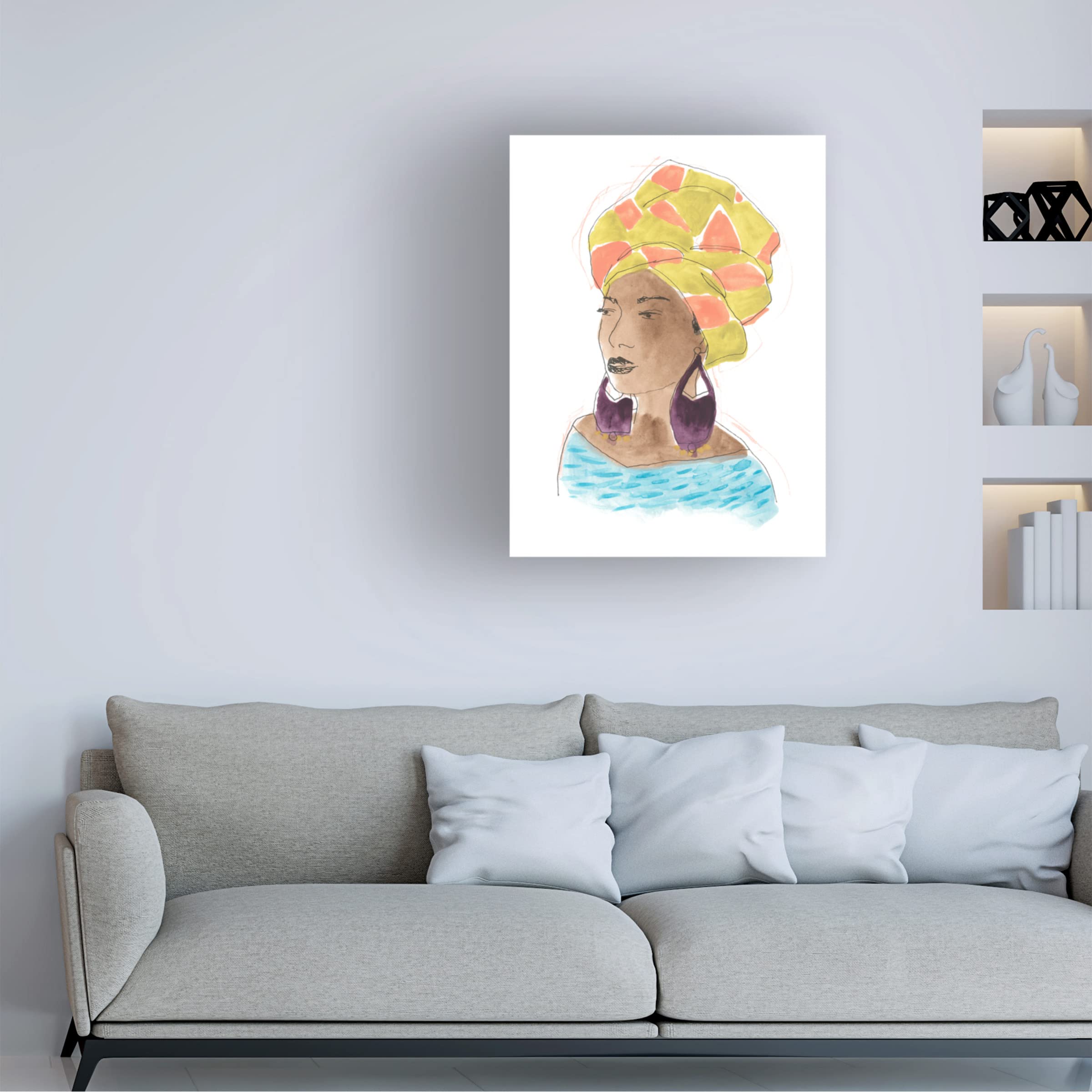 Strong And Beautiful IV Canvas Art by June Erica Vess - Wall Decor for Living Room