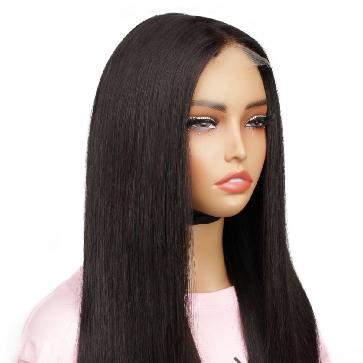 Straight 2x6 HD Lace Closure 100% Human Hair Glueless Wig - Natural Look & Comfortable Wear for Daily Use, Parties & Special Occasions