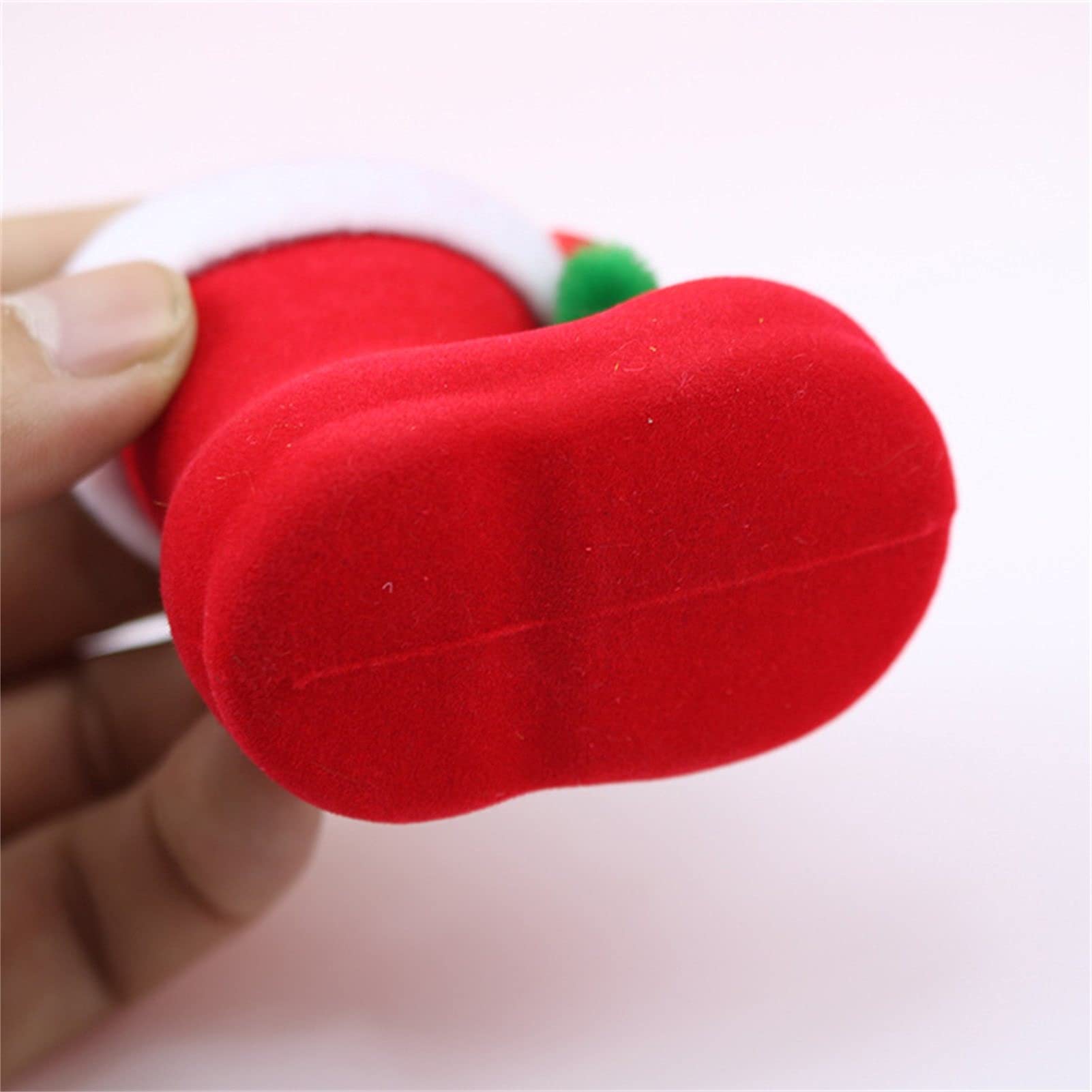 Christmas Stockings & Candy Boots - Cute Plush Red Santa Gift Stocking for Christmas Tree Decorations | Perfect for Holiday Gifts, Party Favors & Festive Home Decor