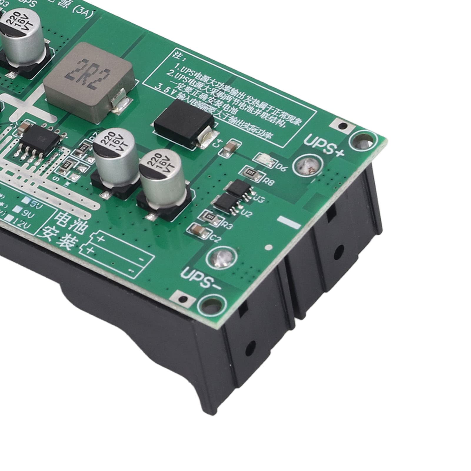 UPS Battery Boost Charging Module with Dual Power Supply Switching - 5V Lithium Battery Step Up Charger Board for Home/Office Backup Power & DIY Electronics Projects