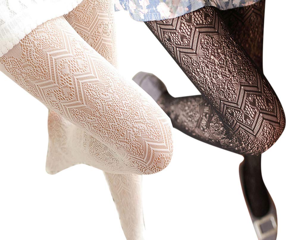 LeJulyeekay Women's Sexy Footed Tights - High Waist Stockings & Long Pantyhose for Workout, Dance, and Fashion Outfits