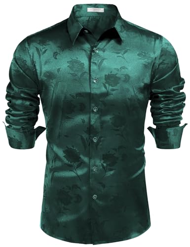 Green Rose Jacquard