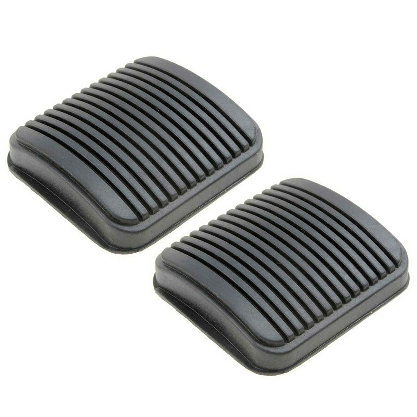 Set of 2 Non-Slip Brake & Clutch Pedal Pad Covers - Universal Fit for Jeep Wrangler & Ram 2500 - Durable Rubber Anti-Slip Protection for Off-Road & Daily Driving