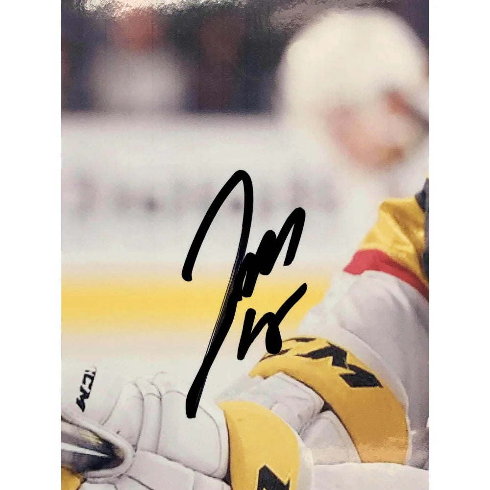 Jon Merrill Signed 8x10 Photo Collage - Vegas Golden Knights VGK Autograph with JSA COA - Perfect for Hockey Memorabilia Collectors and Sports Fans Display