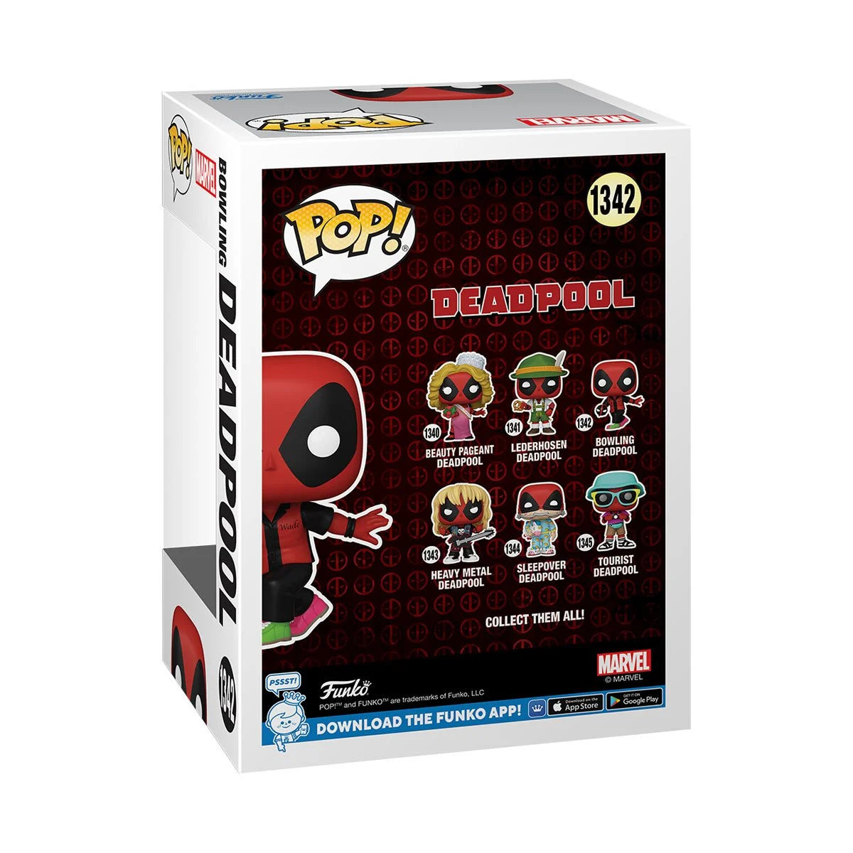 Deadpool Parody Bowling Funko Pop! Vinyl Figure #1342 - Marvel Collectible for Fans, Home Decor & Gift Idea | Perfect for Superhero Collections, Office Display & Pop Culture Enthusiasts