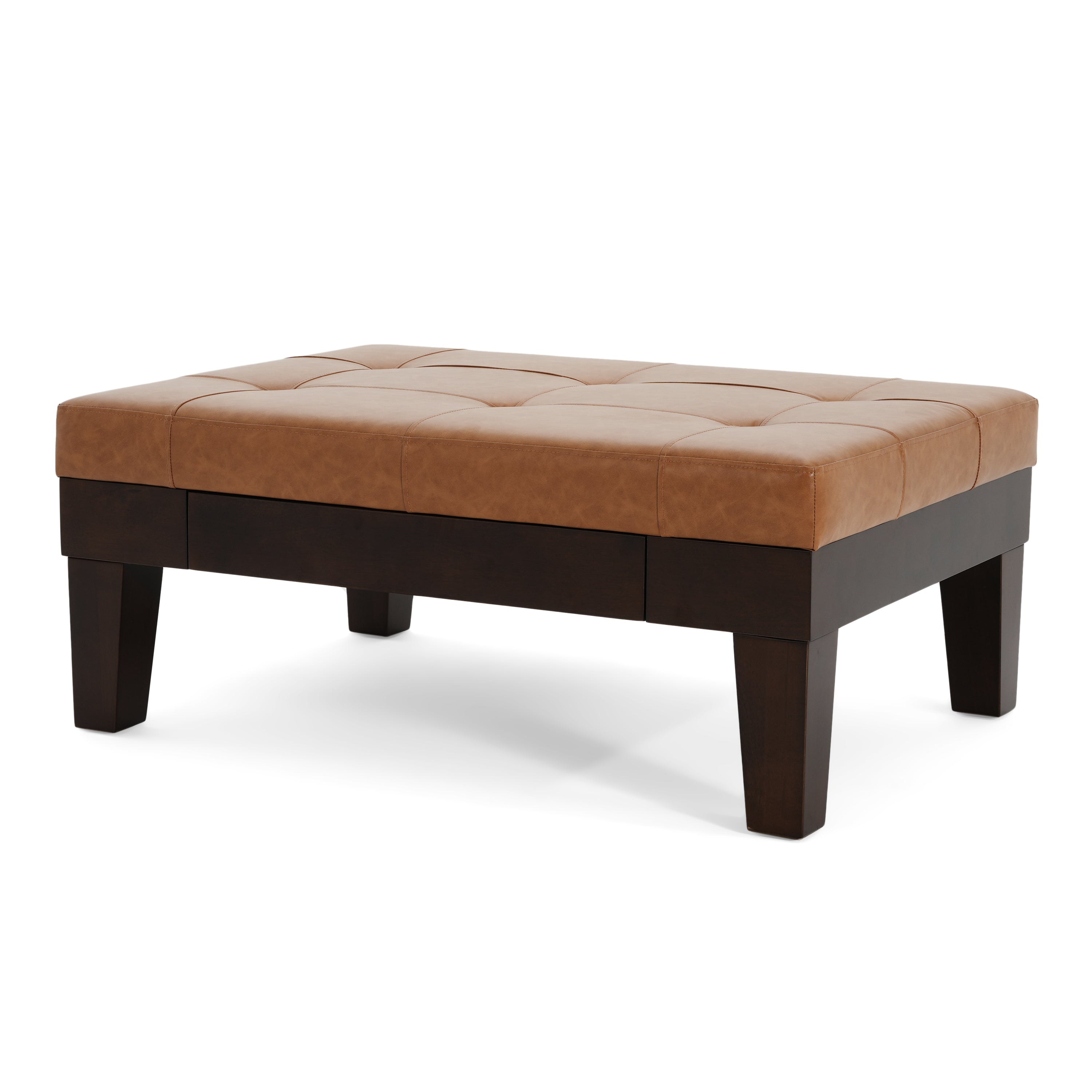 Chatham Ottoman with Storage Drawer - Versatile Living Room Furniture for Extra Seating and Organization