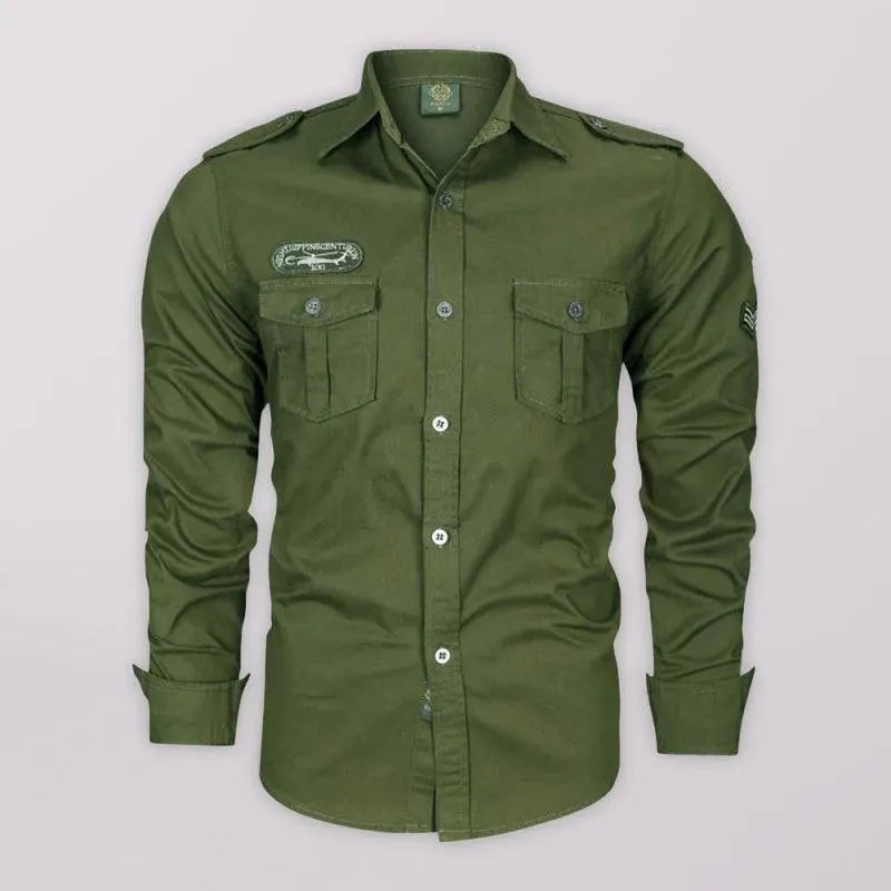 Ranger Double Pocket Men's Shirt - Durable Casual Button-Up for Outdoor & Work Wear | Perfect for Hiking, Camping & Everyday Use